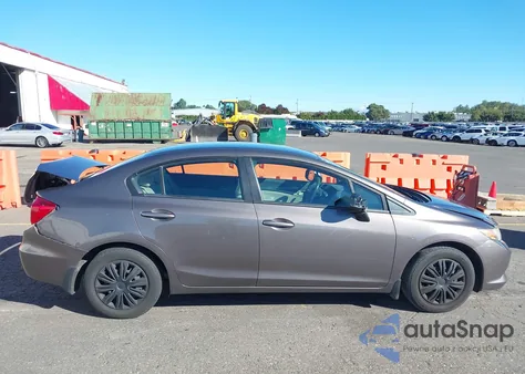 2012 Honda Civic Lx z USA, uszkodzony, nr VIN 19XFB2F52CE387780
